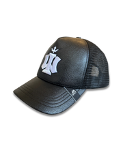 Ice Wolf Tucker Leather Hat
